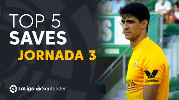 LaLiga TOP 5 Paradas Jornada 3