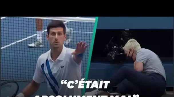 Djokovic disqualifié pour avoir envoyé une balle sur une juge