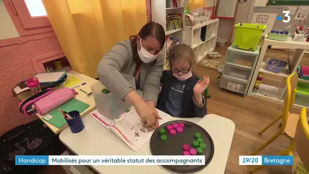 Portrait d'une accompagnante d'élèves en situation de handicap à Rennes