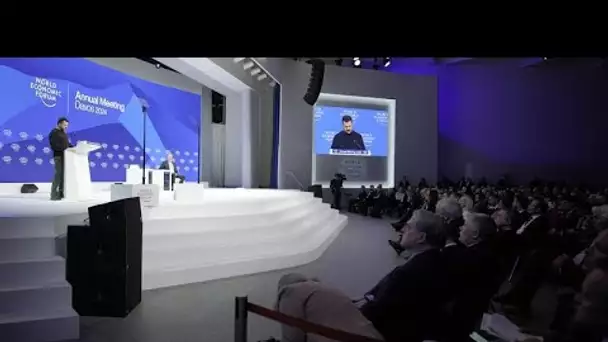 Après le président Zelensky, plusieurs dirigeants européens sont attendus à Davos