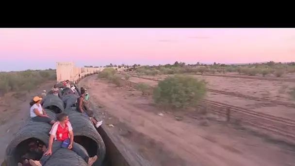 Mexique : à bord de "la Bestia", le train de marchandises emprunté par les migrants