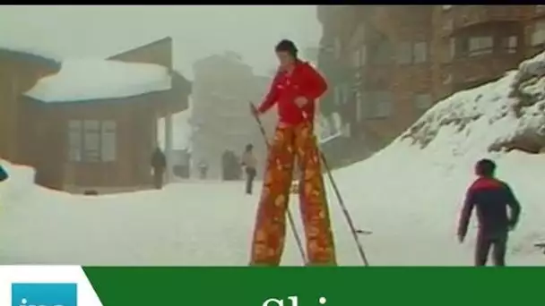 Comment skier avec des échasses ? - Archive INA