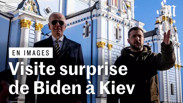 Les images de la visite suprise du président Joe Biden à Kiev