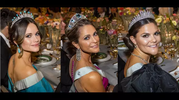 Victoria, Sofia, Madeleine    Les plus belles tiares de la famille de Suède sont de sortie