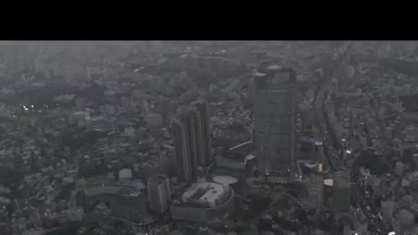 Japon : ville de Tokyo à la tombée de la nuit 2/2