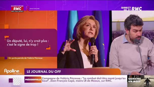 "Le journal du off" : positive au Covid-19, Valérie Pécresse bouscule son agenda