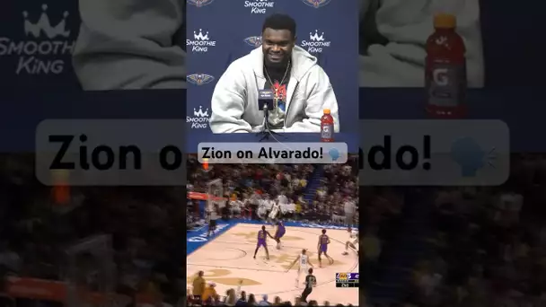 Zion Williamson on Jose Alvarado’s steals vs Lakers! 👀 | #Shorts