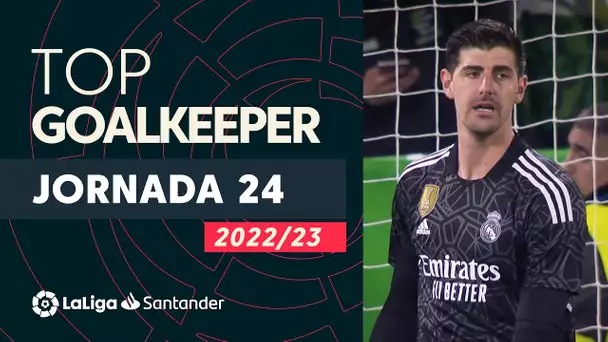 LaLiga Best Goalkeeper Jornada 24: Thibaut Courtois