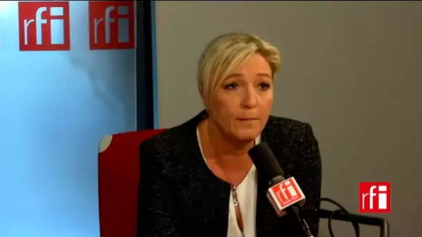 Marine Le Pen, présidente du Front national et du Rassemblement Bleu Marine