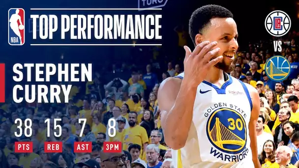 Stephen Curry Passes Ray Allen For The Most Made Threes in NBA Playoff History