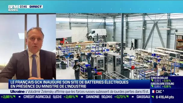 Le français GCK inaugure son site de batterie électriques en présence du ministre de l'Industrie