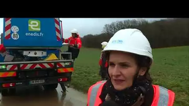 Tempête Eleanor : 6 000 foyers toujours sans électricité en Franche-Comté