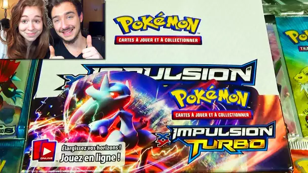Ouverture d&#039;un Display Pokémon XY8 IMPULSION TURBO FR ! MEGA POKEMON EX PIOCHE !