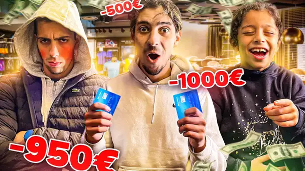 ON ÉCHANGE NOS CARTES BLEUES PENDANT 1H 😱😭!  ( Trop drôle  )