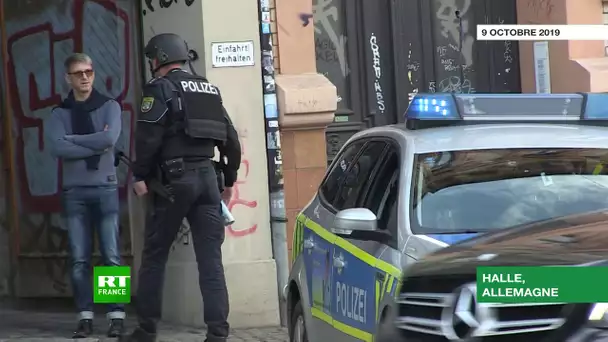 Allemagne : la police sur les lieux de la fusillade à Halle (edited)