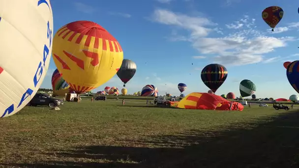 Mondial Air Ballons 2017 : timelapse du samedi soir
