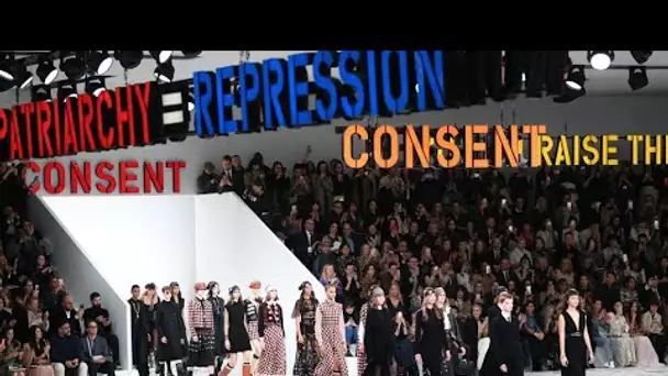 Fashion week de Paris: chez Dior, un défilé qui dénonce le patriarcat