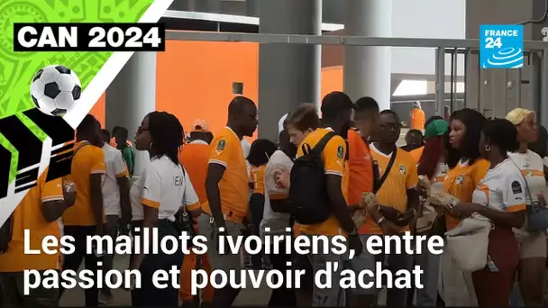 CAN 2024 : les maillots ivoiriens, entre passion et pouvoir d'achat • FRANCE 24