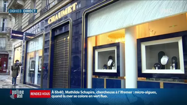 Paris: braquage d'une bijouterie Chaumet en plein jour, 2 à 3 millions d'euros de butin