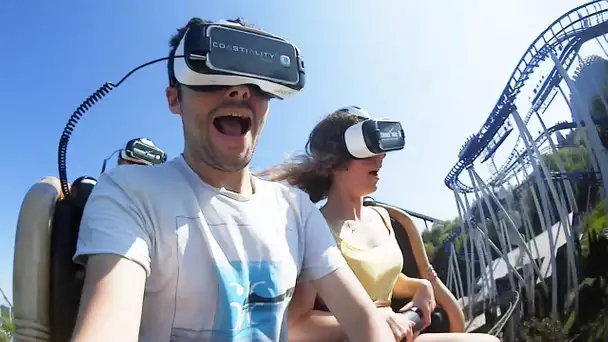 Je teste la Réalité Virtuelle dans un Vrai Parc d'Attraction !
