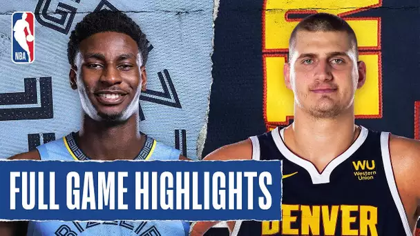 GRIZZLIES at NUGGETS | FULL GAME HIGHLIGHTS | December 28, 2019