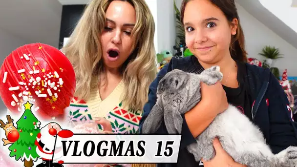 VLOGMAS 15 : UN AMOUR DE LAPINOU 🐰 ET DES BOMBES … DE CHOCOLAT 🍫🤣