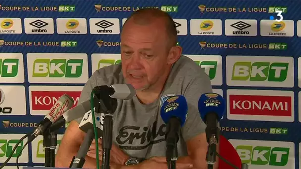 Pascal Plancque revient sur la victoire des Chamois au premier tour de la Coupe de la Ligue