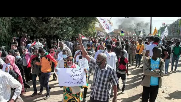 Soudan : tirs de gaz lacrymogène contre des milliers de manifestants près du palais présidentiel