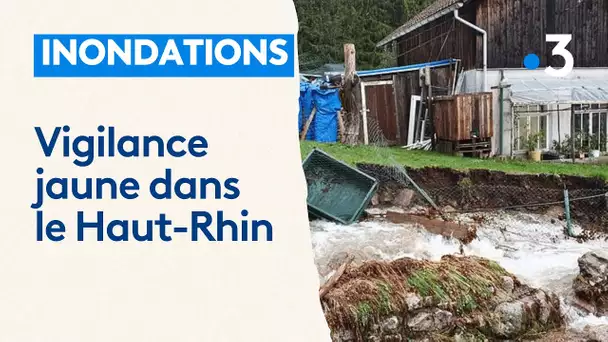 Des murs emportés et des pierres dans la rue : de violentes crues ont inondé ce village du Haut-Rhin