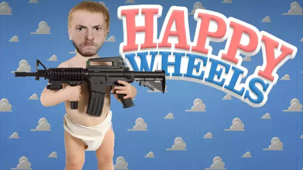 KEVIN LE BÉBÉ MEURTRIER! Délire sur Happy wheels