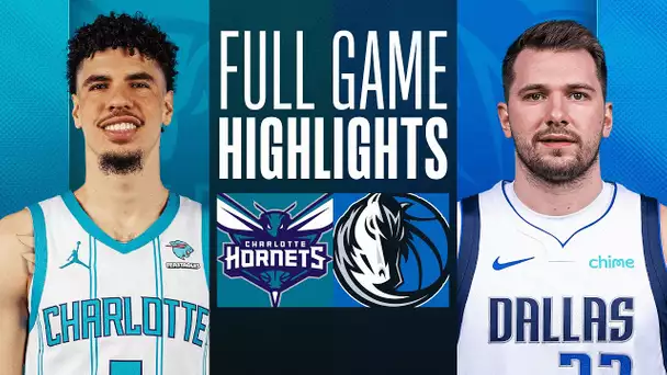 HORNETS at MAVERICKS | FULL GAME HIGHLIGHTS | November 5, 2023