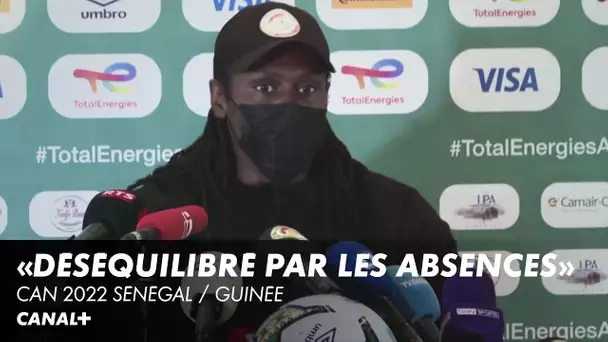 Aliou Cissé : "On est déséquilibré par ces absences" - Can 2022 Sénégal / Guinée
