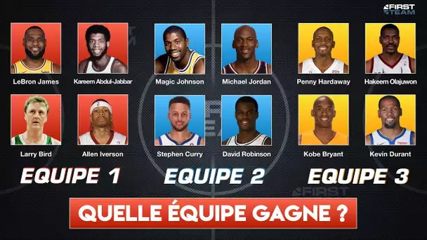 FANTASY TEAM : QUELLE ÉQUIPE DE LÉGENDE GAGNE ? (Jordan, Kobe, Curry, Magic, etc)