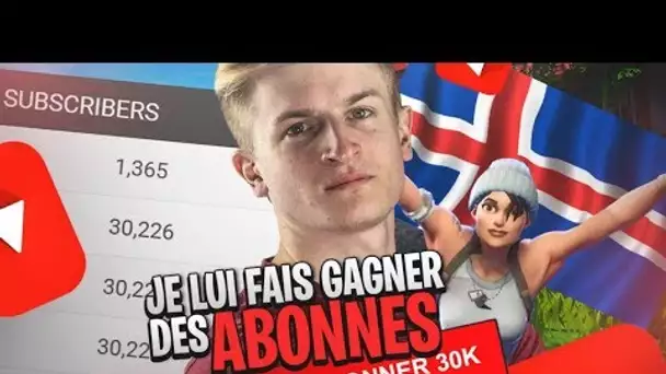 JE FAIS GAGNER DES ABONNES A MON POTE ISLANDAIS IL DEVIENT FOU !