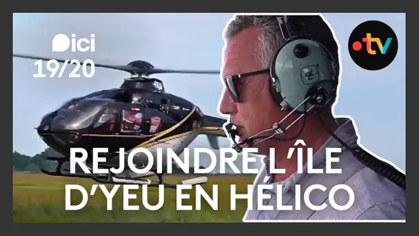 🚁 L'hélicoptère : un indispensable des transports entre l'île d'Yeu et le continent