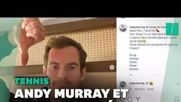 Andy Murray lance un SOS sur Instagram pour retrouver son alliance