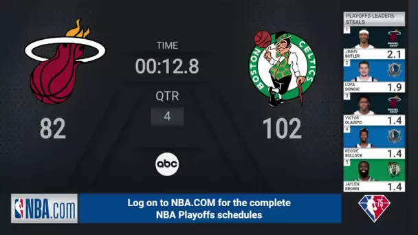 Heat @ Celtics | #NBAConferenceFinals presented by Google Pixel on ABC Live Scoreboard