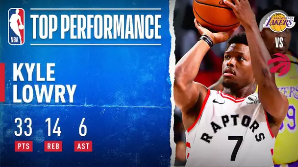 Kyle Lowry GOES OFF For 33 PTS & Career-High 14 REB In W!