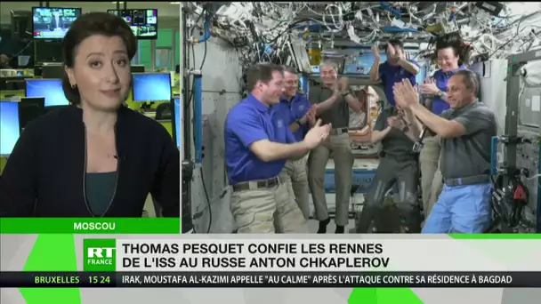 Thomas Pesquet confie les rênes de l’ISS au cosmonaute russe Anton Chkaplerov