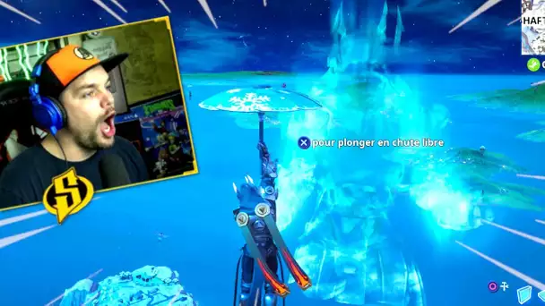 UNE TEMPÊTE DE GLACE EN DIRECT SUR FORTNITE !! MAP ENTIÈREMENT DANS LA NEIGE ET TOP1