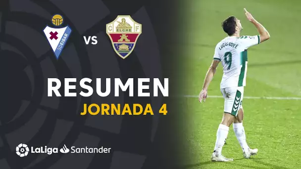 Resumen de SD Eibar vs Elche CF (0-1)