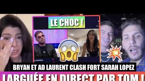 SARAH LOPEZ LARGUÉE  EN DIRECT DANS SECRET STORY PAR TOM BRUSSE ! 😱💔 BRYAN ET AD LAURENT CLASH SARAH