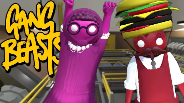 MAMIE VS. HAMBURGER | GANG BEASTS MISE A JOUR #15