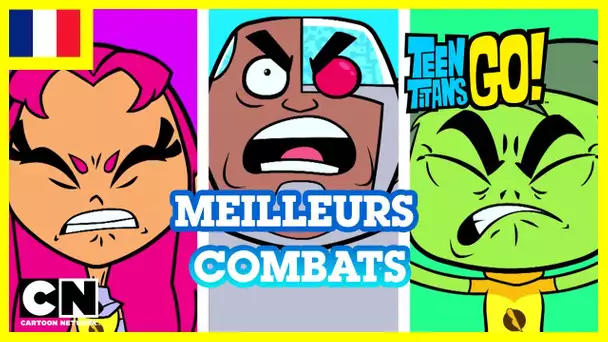 Teen Titans Go en français 🇫🇷| 👊 Les meilleurs combats de Teen Titans Go 👊