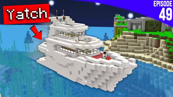 J'ai construit un Yatch de luxe fonctionnel ! (cheh Jeff Bezos) - Episode 49 | Minecraft Moddé S6