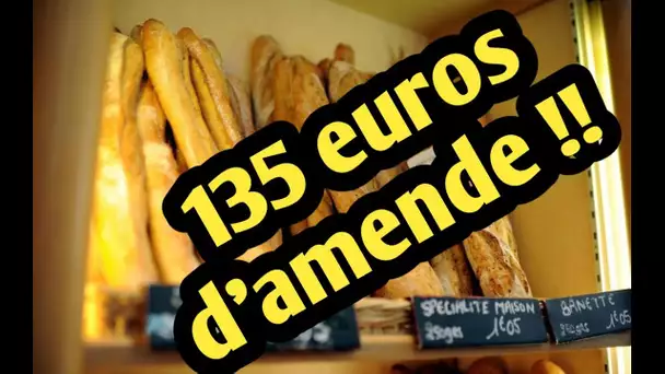 Confinement : sortir acheter une baguette pourrait bien vous coûter 135 euros d’amende !