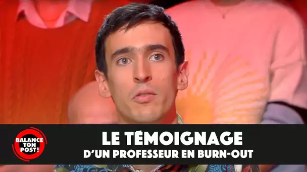 Le témoignage de Flavien, jeune professeur en burn-out