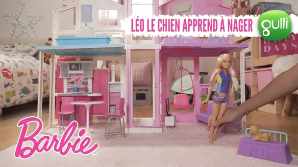 Léo le chien apprend à nager ! Barbie raconte les joies de l&#039;eau #4, ta websérie Gulli !