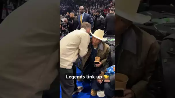 David Beckham, Helen & Pharrell! 👀 #NBAParis | #Shorts