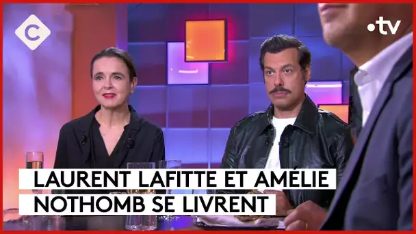 Laurent Lafitte et Amélie Nothomb - C à vous - 12/09/2023